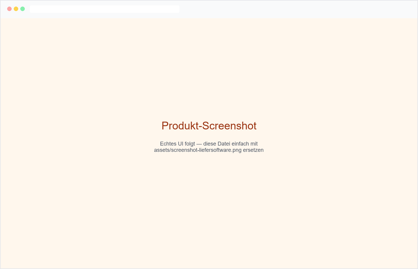 Kapy Liefersoftware Bestell-Übersicht